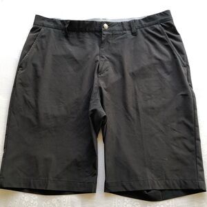 Adidas Black Dri-Fit Athletic Shorts Men’s Size 36 Activewear Wide Waist-Band